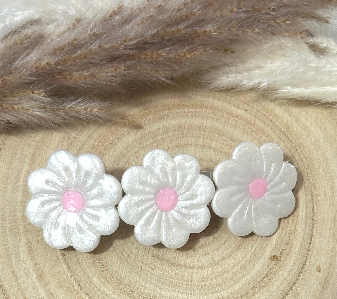 Grandes Barrettes Fleurs