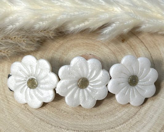 Grandes Barrettes Fleurs