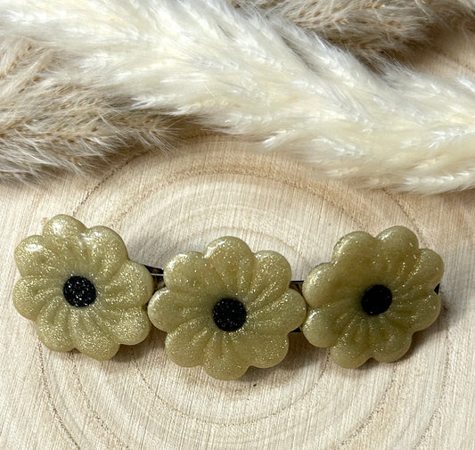 Grandes Barrettes Fleurs