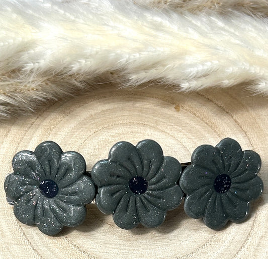 Grandes Barrettes Fleurs