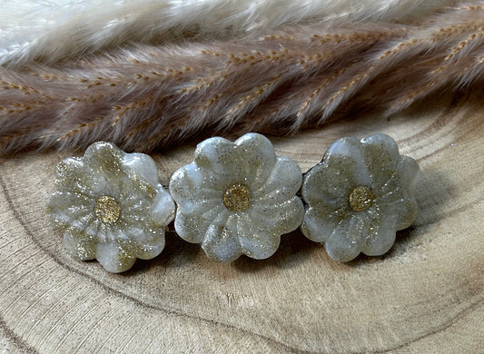 Grandes Barrettes Fleurs