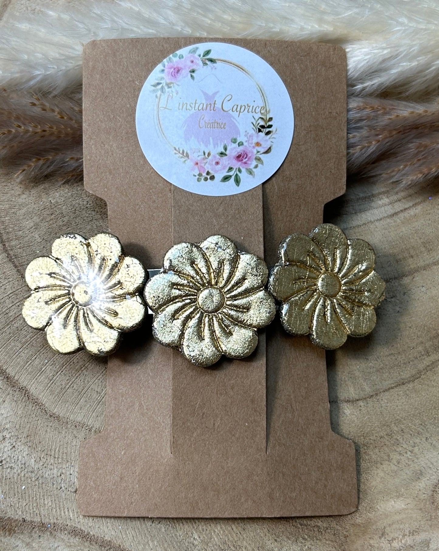 Grandes Barrettes Fleurs